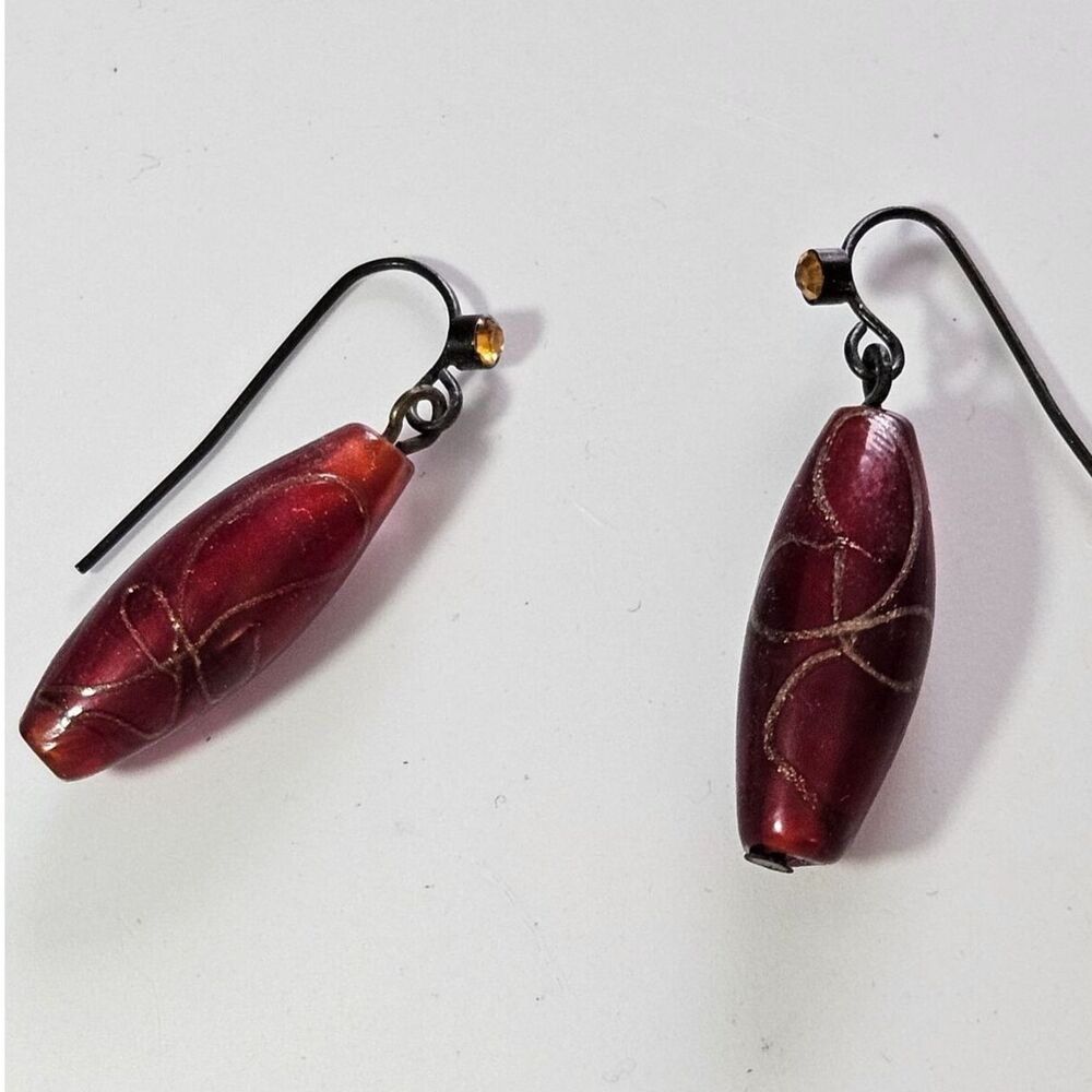 Avon vintage dangling bead earrings